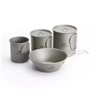 لیوان و کاسه تیتانیومی نیچرهایک مدل NH20CJ00520