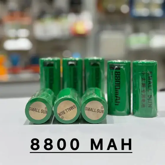 باتری لیتیوم یون 8800 میلی آمپر اسمال سان سایز 32700