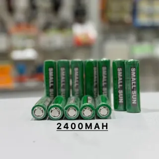 باتری لیتیوم یون 2400 میلی آمپر اسمال سان سایز 18650