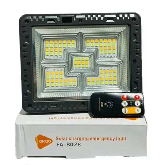 چراغ پروژکتور شارژی خورشیدی زینگارو مدل FA-8028