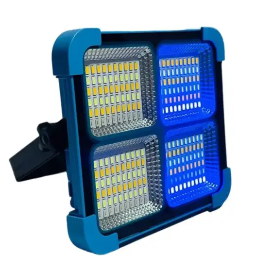 چراغ پروژکتور شارژی خورشیدی زینگارو مدل KM-730