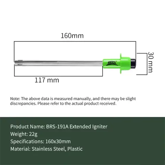 فندک جرقه زن بی آر اس مدل BRS-191A