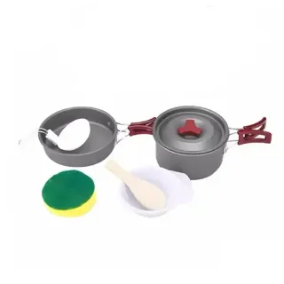 ست قابلمه مسافرتی 1 تا 2 نفره بی آر اس BRS مدل BRS-151