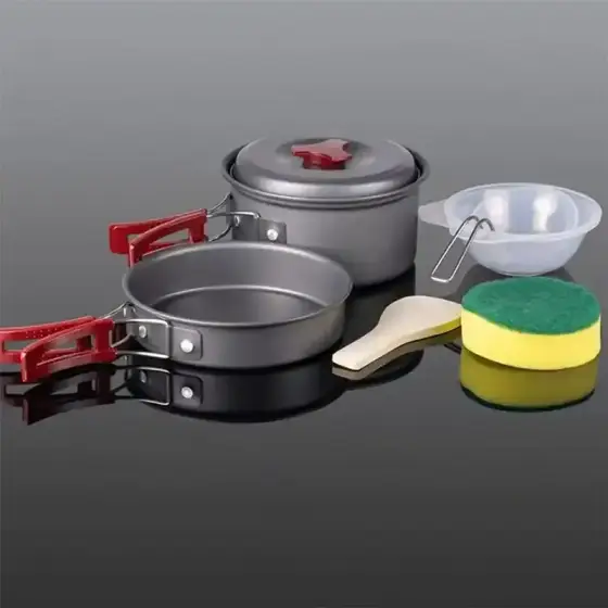 ست قابلمه مسافرتی 1 تا 2 نفره بی آر اس BRS مدل BRS-151