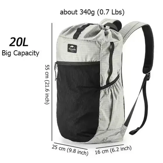 کوله پشتی 20 لیتر نیچرهایک مدل NH20BB206