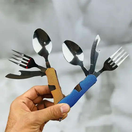 ست قاشق، چنگال و کارد مگنتی تاشو